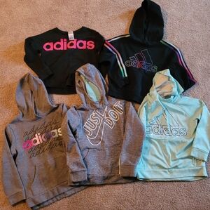 Adidas and Nike hoodie/ sweatshirt bundle.